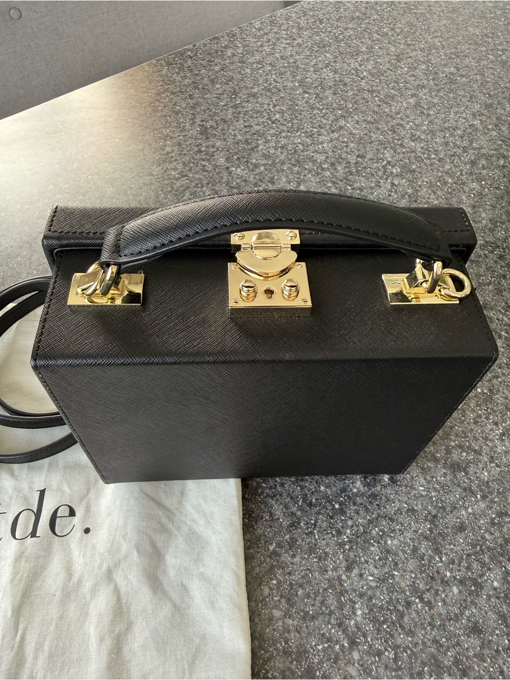 tde. Saffiano leather trunk bag- Mark Cross Aesthetic
